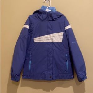 Columbia Interchange 3in1 Kid’s Coat Size 7/8 Blue